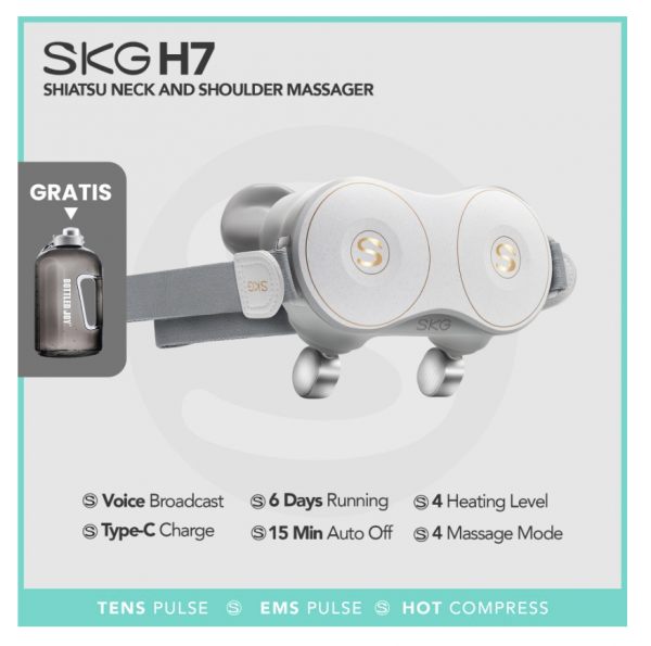 SKG H7-E Neck Massager Alat Pijat Leher & Pundak Elektrik Portable