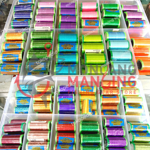 BENANG LILIT WRAPPING METALIK CUSTOM JORAN/ASSIST HOOK 150 METER