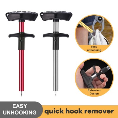 Alat Pelepas Kail Pancing Stainless / Fishing Hook Remover - Merah