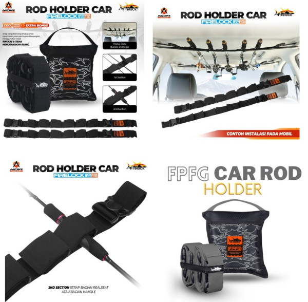 Tali Untuk Tempat Joran Pancing Di Mobil Rod Holder Mobil FireLock