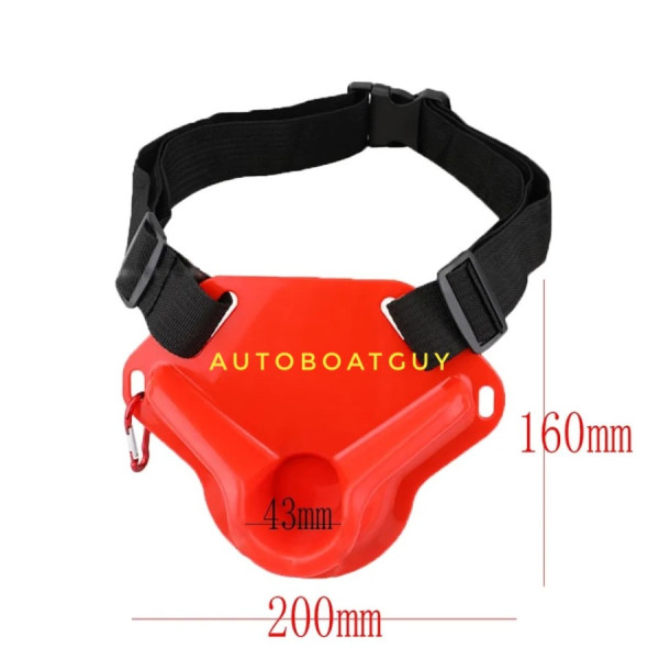 Sabuk Pinggang Joran Gimbal Mancing ( Fishing Fighting Belt ) - Orange