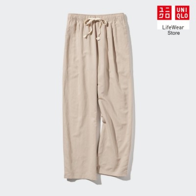 Uniqlo Celana Rileks Linen Blend