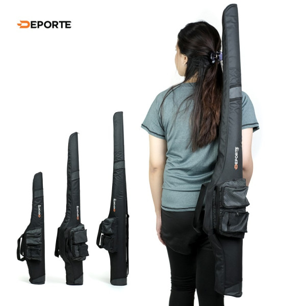 Tas Joran Pancing Semi-Hardcase Hitam Casting Galatama Jigging 120 Cm - 80 Cm