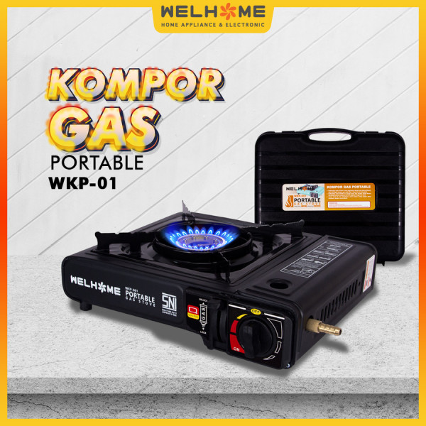 Kompor Gas Portable Welhome Camping 2 in1 WKP-001