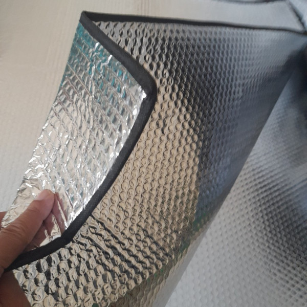 matras alumunium doble foil/matras doble side camping ukuran 120x180 - 60x180