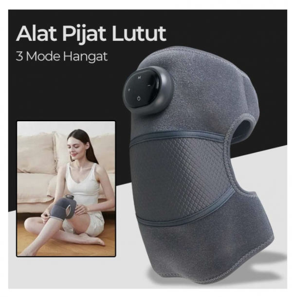 Alat Pijat Lutut Siku Bahu Elektrik Moajaza Terapi Pijit Kompres Knee - 1600 mAh