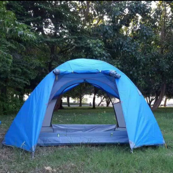 Tenda Dobel Layer Alas Terpal Murah /Compass Tenda Camping 4-5 Orang