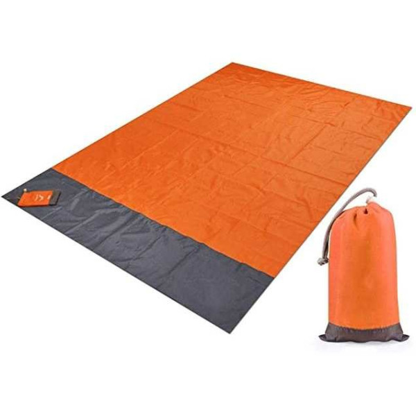 Matras Karpet Lipat Travel Outdoor Camping / Tikar Traveling Pantai - Biru