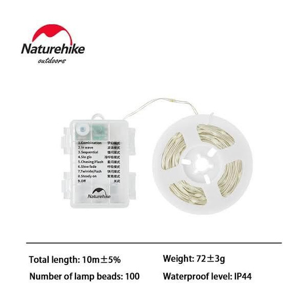 Lampu hias tenda naturehike CNH22DQ019 ambient strip lights camping