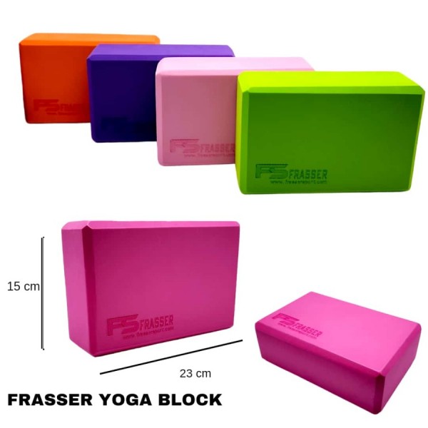 yoga block brick bantalan yoga frasser polos