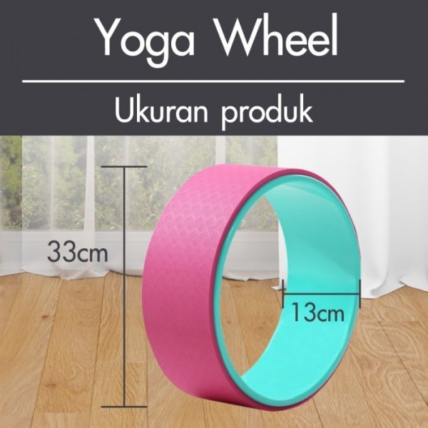 YOGA WHEEL STRETCHING / RODA YOGA RILEKS RELAX / RING PILATES PURPLE