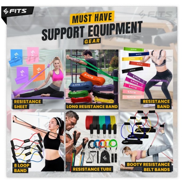 SFIDN FITS Premium Resistance Tube | Resistance Elastic Band - TPE 150lb