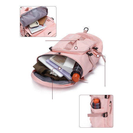 Travel Bag Multifungsi ( Ransel / Selempang / Jingjing ) Tas Gym - Tas Kabin Pesawat - Tas Berpergian