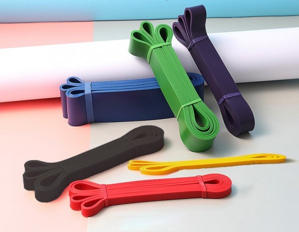 Karet Resistance Band Premium Latex Power Band Olahraga Pilates Yoga - Extra Light