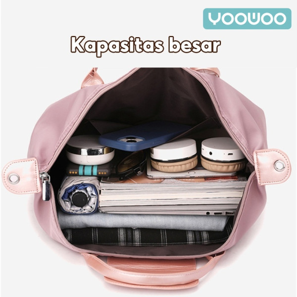 YooWoo Tas Travel Portabel Kapasitas Besar Duffel Bag Travel Bag Gym Bag Waterproof