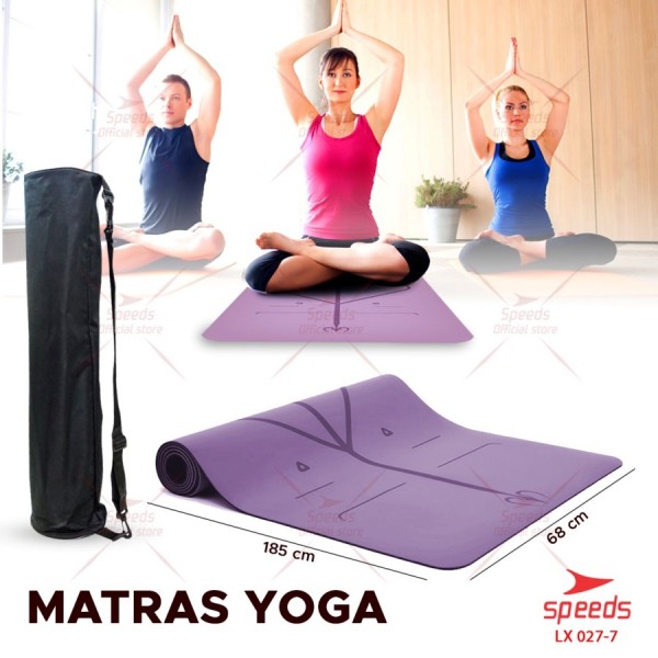 Matras Yoga Mat Pu Karet Matras Premium Karpet Spons Speeds 027-7 - 18