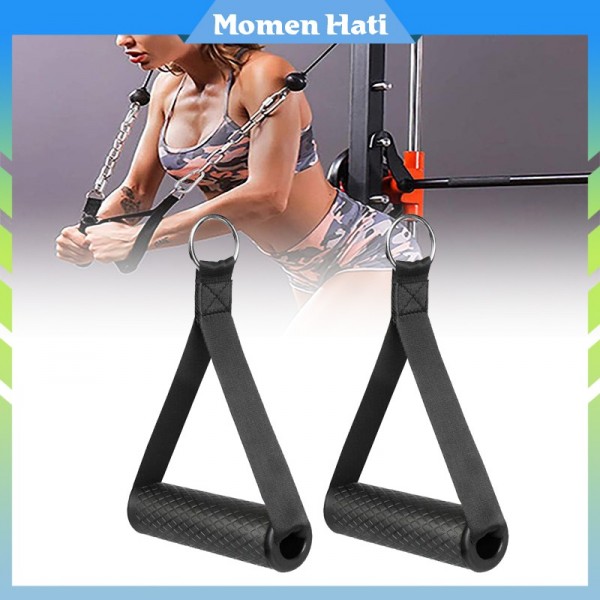 Handle Resistance Band Anti Selip / Pegangan Gym Karet Nylon - 2Pcs