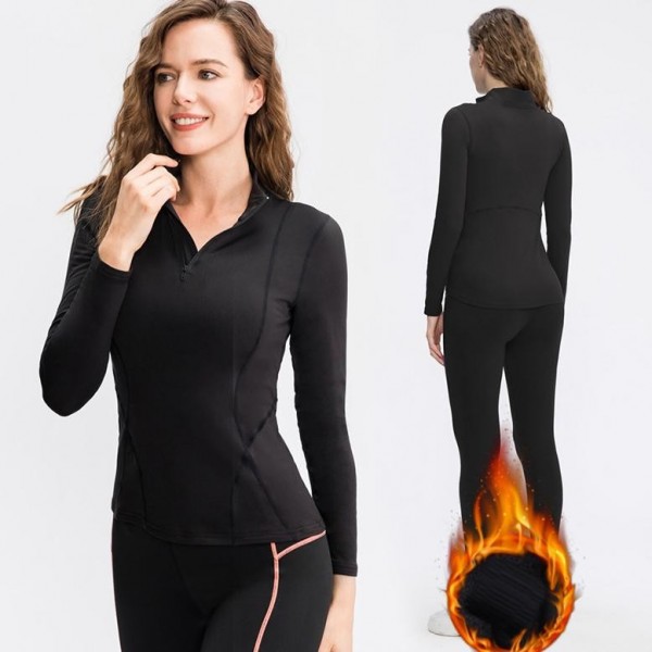 New Woman Fitness Suit Sport Set Leggings For Womens Clothing Therm