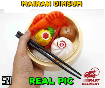 Mainan Dimsum Sushi Bakpao Siomai - Set