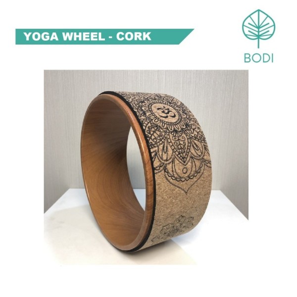 Premium Yoga Wheel / Roda Yoga| Cork Wheel - Mandala