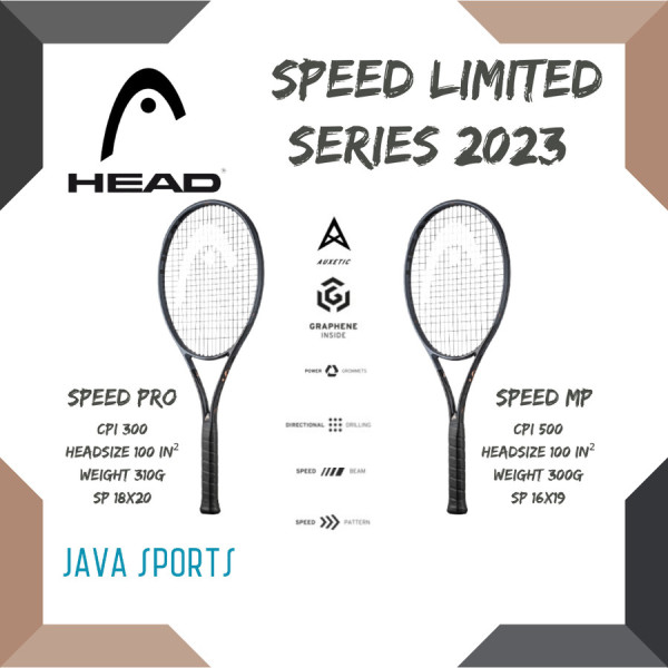 Raket Tenis Head Speed PRO MP Limited Series Auxetic Djokovic | 100in² - PRO