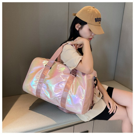 TRAVEL BAG CLAUDIA /TRAVEL GLOSSY NEW/BY MICYNS OLSHOP/KODE CLAUDIA GLOSSY NEW