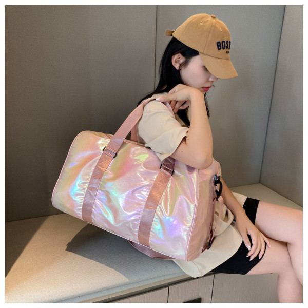 TRAVEL BAG CLAUDIA /TRAVEL GLOSSY NEW/BY MICYNS OLSHOP/KODE CLAUDIA GLOSSY NEW