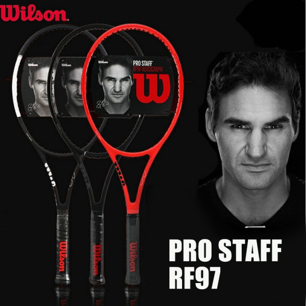 RAKET RACKET TENNIS CARBON PREMIUM PROFESSIONAL PRO RF97 FEDERER