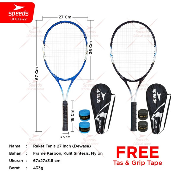 SPEEDS Raket Tenis Tennis Trainer Bola Tennis Racket Olahraga 032-22 - TRAINER SET