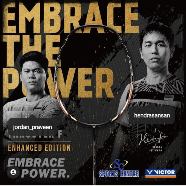 New Raket Badminton Victor Thruster / TK Falcon TK-F Enhanced Edition