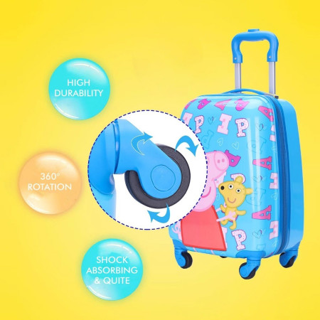 Olala Tas Koper Anak 3D Karakter Kabin Anti Baret & Pecah