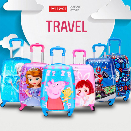 Olala Tas Koper Anak 3D Karakter Kabin Anti Baret & Pecah