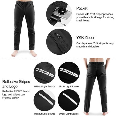 Inbike Winter Casual Thermal Pants Sport Men Mountain Bike Clothing W