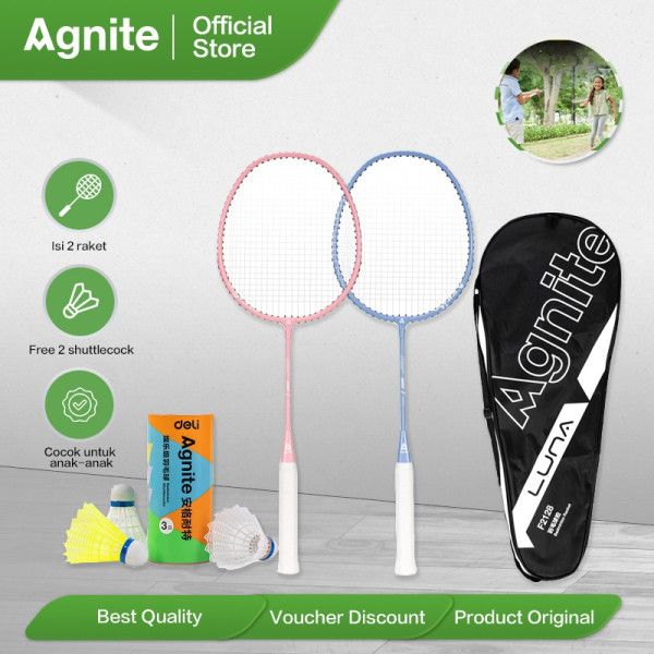 Agnite Children Badminton Racket / Raket Bulu Tangkis Anak F2128