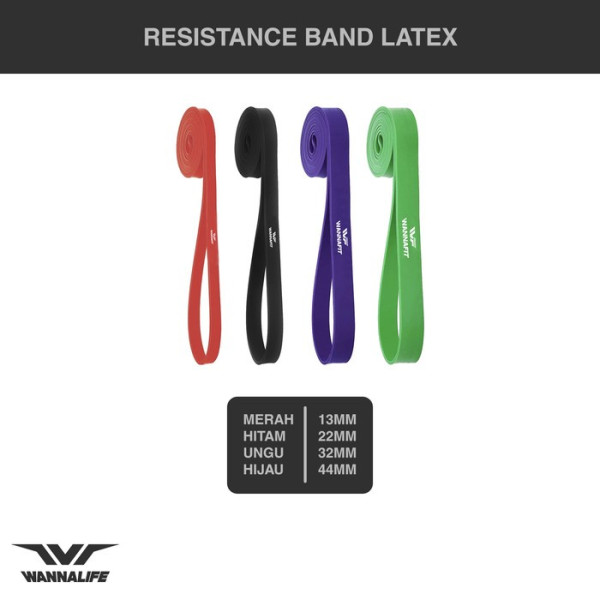 RESISTANCE BAND/POWER BAND STRETCHING PULL UP FITNESS GYM YOGA LATEX - 22mm