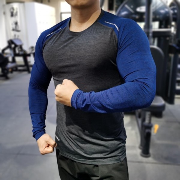 Men Compression T-Shirts Tops Homme Gym Sport Running Clothing