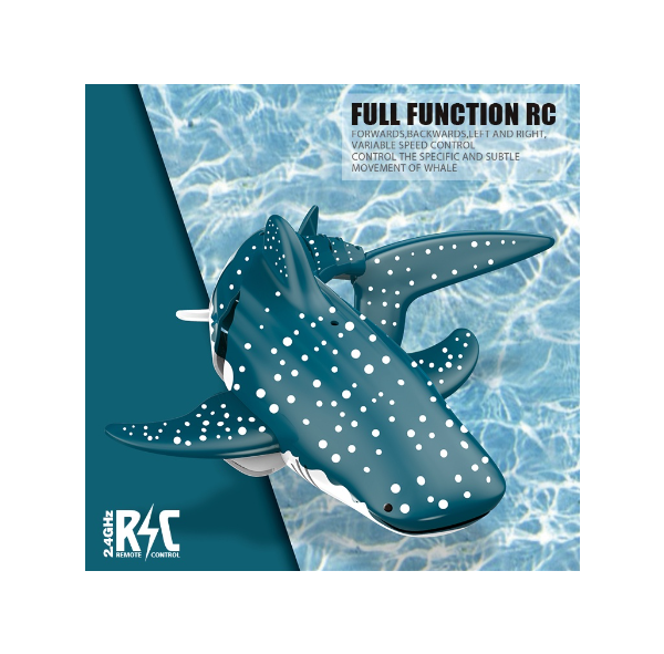 RC WHALE SHARK MAINAN IKAN HIU CHARGER