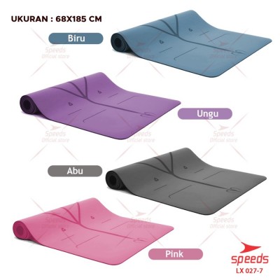 Matras Yoga Mat Pu Karet Matras Premium Karpet Spons Speeds 027-7 - 18