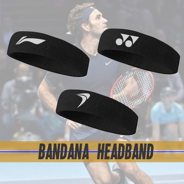 HEADBAND SPORT/ HAIRBAND SPORT OLAHRAGA PRIA WANITA BAHAN LEMBUT IKAT KEPALA OLAHRAGA BADMINTON,GYM,ZUMBA