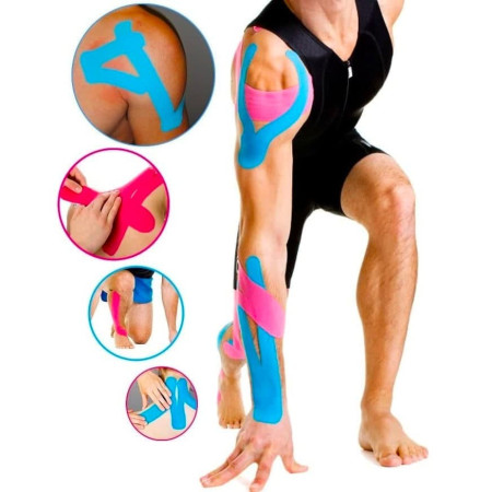 KINESIO TAPE KINESIOLOGY TAPE WRIST TAPE ACCESORIS OLAHRAGA PRIA WANITA