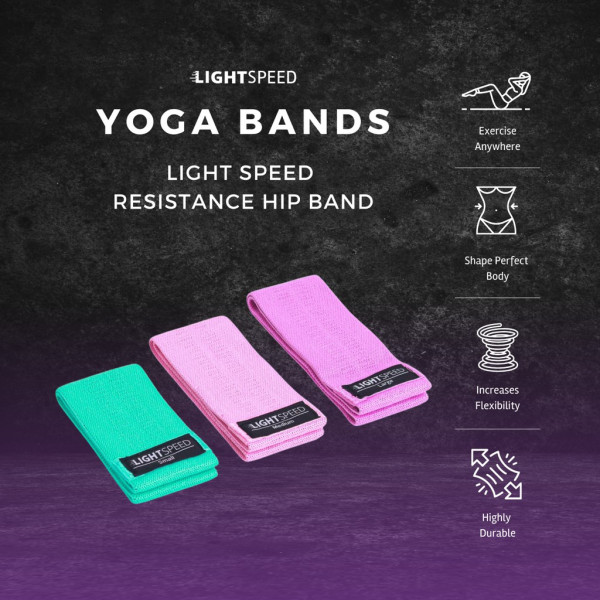 LIGHTSPEED RESISTANCE HIP BAND / KARET YOGA MURAH / ELASTIS / Karet Olahraga