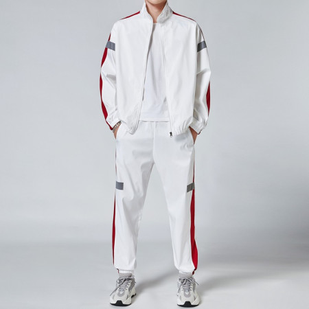 Baju Olahraga Pria Men's Sport Set Jaket Celana Panjang Set Pakaian - TZ801