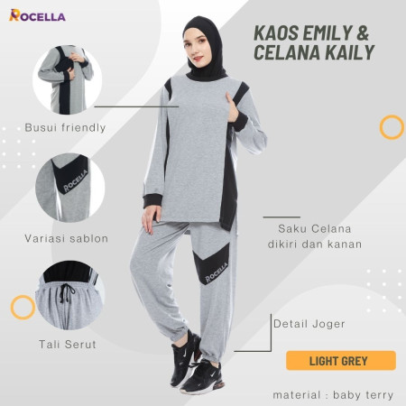 Setelan Baju Senam Aerobic Wanita / Pakaian Olahraga Perempuan Jumbo