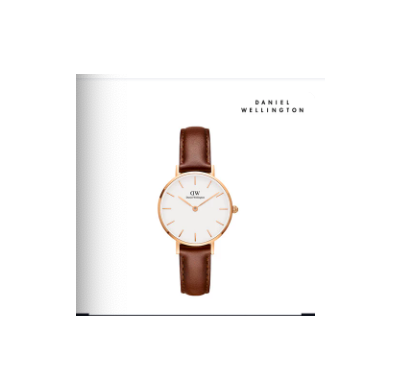 Daniel Wellington Classic Petite St. Mawes White 28mm RG