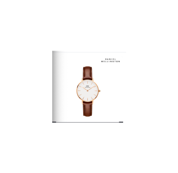 Daniel Wellington Classic Petite St. Mawes White 28mm RG