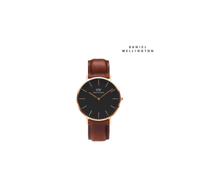 Daniel Wellington Classic Black St. Mawes 40 Rose Gold