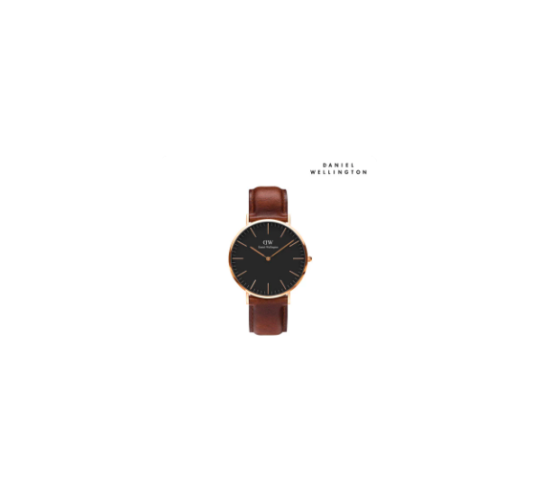 Daniel Wellington Classic Black St. Mawes 40 Rose Gold