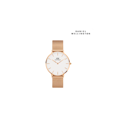 Daniel Wellington Petite 36 Melrose RG White