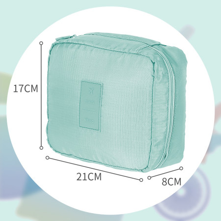 MINISO Tas Penyimpanan Travel Bag Multifungsi Baju Makeup Organizer - Hijau