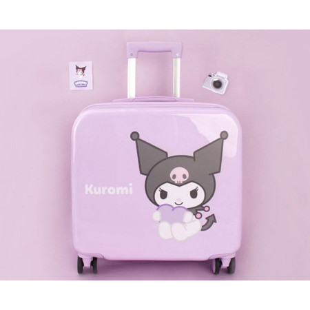 Tas koper sanrio(18 inchi ) Kuromi,Cinnamoroll,My melody